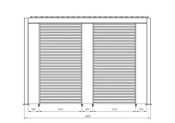 Best Bizzotto PERGOLA OCEAN 3.6X6 SETA