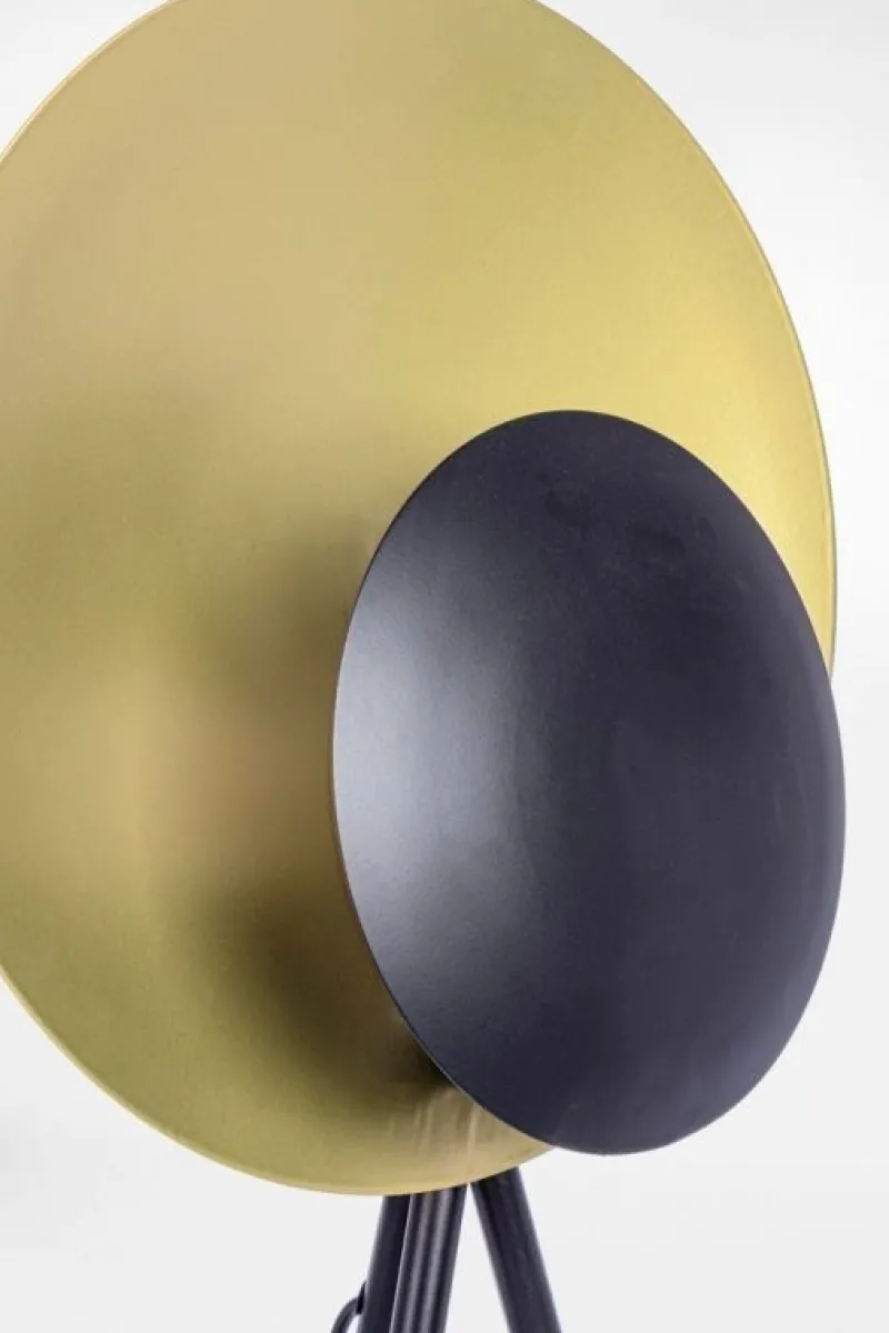 Discount Bizzotto PIANTANA DESIGN TREPPIEDE NERO-ORO H156