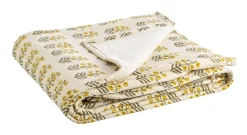 Bizzotto PLAID REIMS AVORIO C-FIORE 130X180