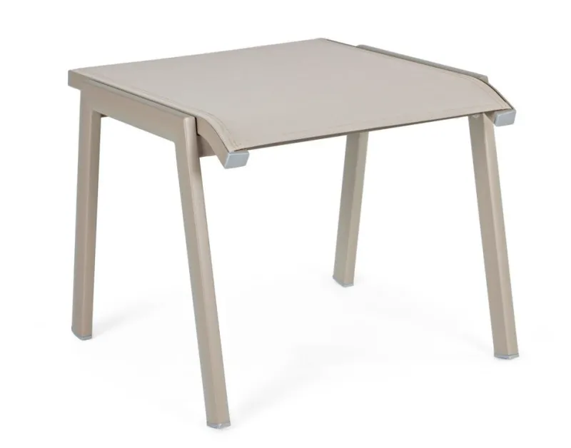 Discount Bizzotto POGGIAPIEDI IN ALLUMINIO IMPILABILE TORTORA GK51 - VICTOR