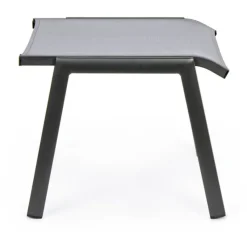 Best Bizzotto POGGIAPIEDI IN ALLUMINIO IMPILABILE ANTRACITE GK52 - CRUISE