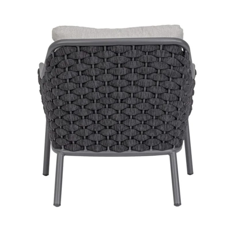 Outlet Bizzotto POLTRONA ANTRACITE QS22/GRAPHITE - EVERLY