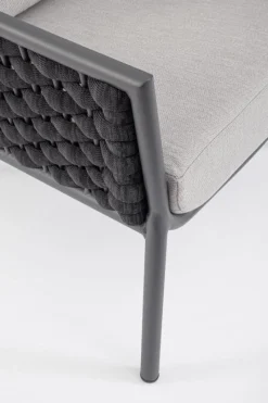 Outlet Bizzotto POLTRONA ANTRACITE QS22/GRAPHITE - EVERLY