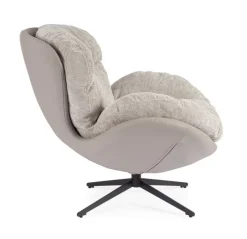 Hot Bizzotto POLTRONA ADINDA GRIGIO SCURO/TORTORA