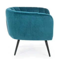 Hot Bizzotto POLTRONA BLU PAVONE - AVRIL