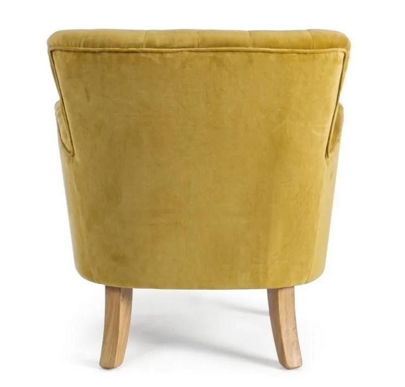 Discount Bizzotto POLTRONA COLOR SENAPE - ORLINS