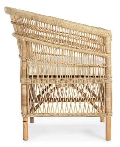 Hot Bizzotto POLTRONA CON CUSCINO IN FIBRE NATURALI - JOSEFINA