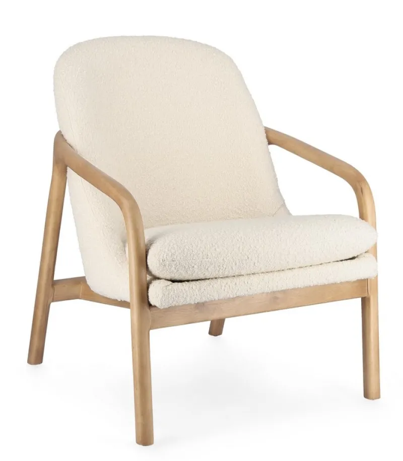 Online Bizzotto POLTRONA EFFETTO BOUCLE' PURE - ELAIDE