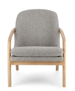 Bizzotto POLTRONA EFFETTO BOUCLE' STONE - ELAIDE