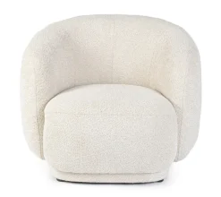 Hot Bizzotto POLTRONA EFFETTO BOUCLE' NATURALE - TECLA