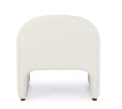 Clearance Bizzotto POLTRONA EFFETTO BUCLE' NATURALE - BASSILLA