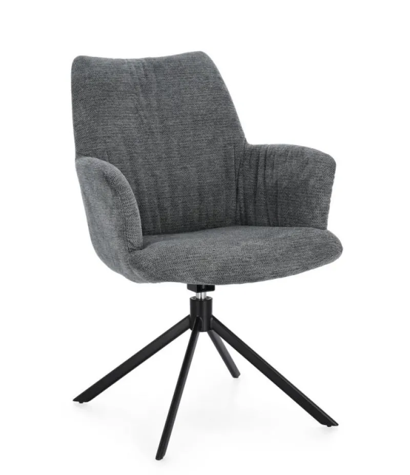 Bizzotto POLTRONA GIREVOLE ALEXANDER GRIGIO SCURO