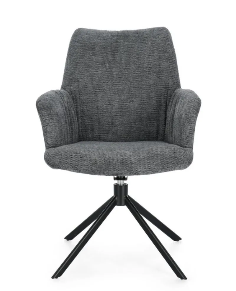 Bizzotto POLTRONA GIREVOLE ALEXANDER GRIGIO SCURO