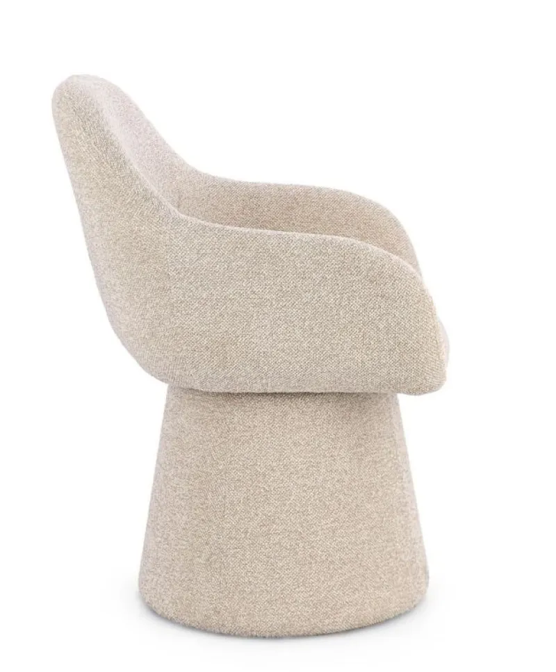 Outlet Bizzotto POLTRONA GIREVOLE ANTARA BEIGE