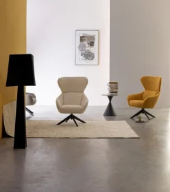 Clearance Bizzotto POLTRONA GIREVOLE HAILEY SNOW