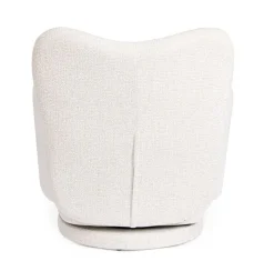 Discount Bizzotto POLTRONA GIREVOLE HARPER BIANCO