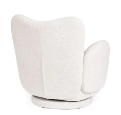 Discount Bizzotto POLTRONA GIREVOLE HARPER BIANCO