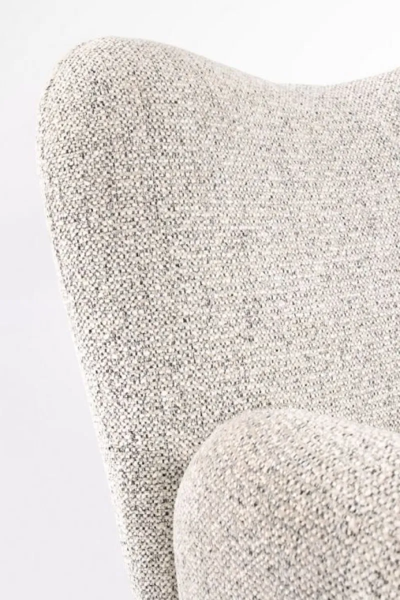 Best Bizzotto POLTRONA GIREVOLE HARPER GRIGIO CHIARO