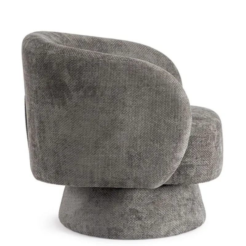 Hot Bizzotto POLTRONA GIREVOLE JULIENNE GRIGIO SCURO