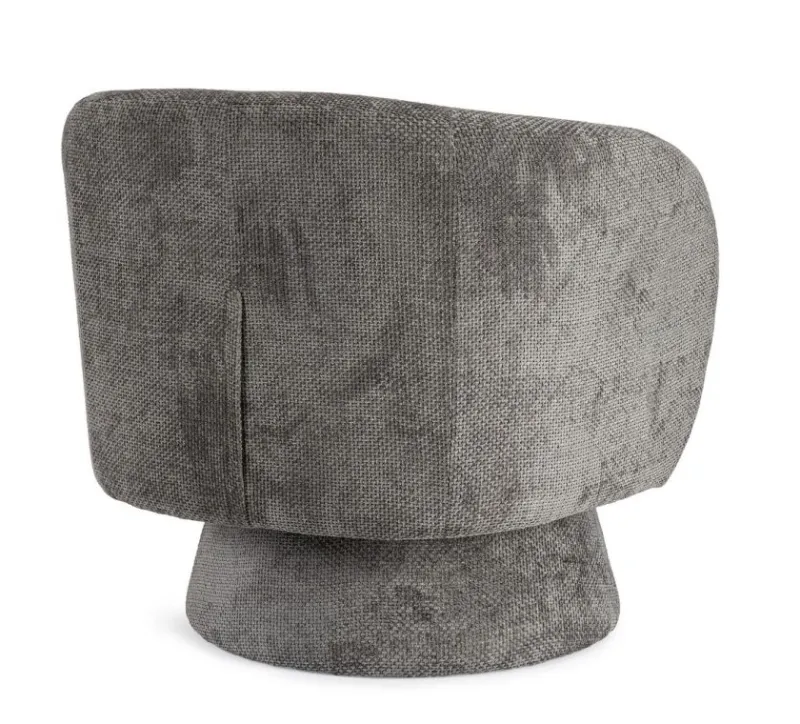Hot Bizzotto POLTRONA GIREVOLE JULIENNE GRIGIO SCURO