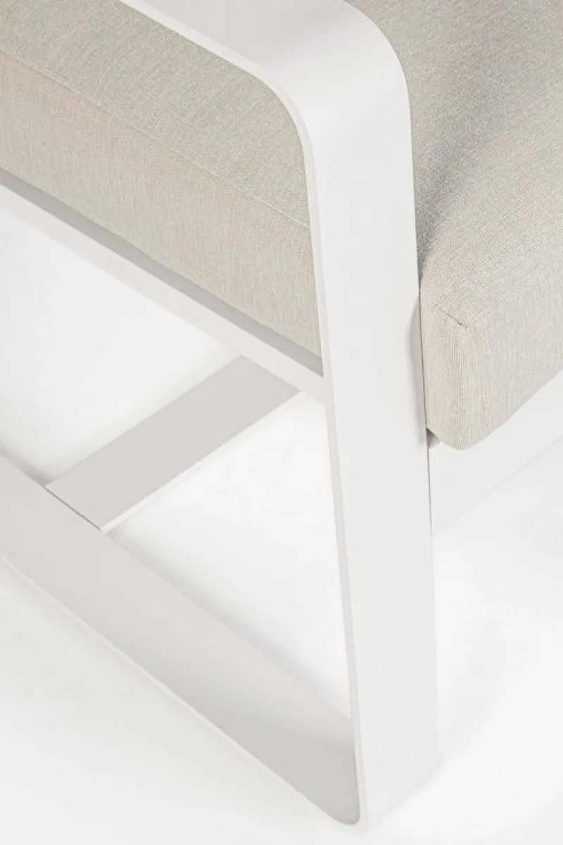 Sale Bizzotto POLTRONA IN ALLUMINIO BIANCO YK11 - MERRIGAN