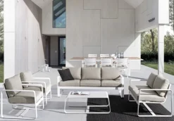 Sale Bizzotto POLTRONA IN ALLUMINIO BIANCO YK11 - MERRIGAN