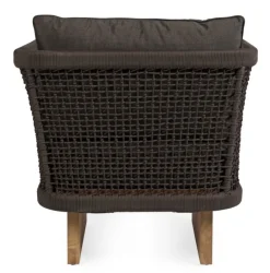 Clearance Bizzotto POLTRONA IN CORDA PER ESTERNO - XYLIA DARK