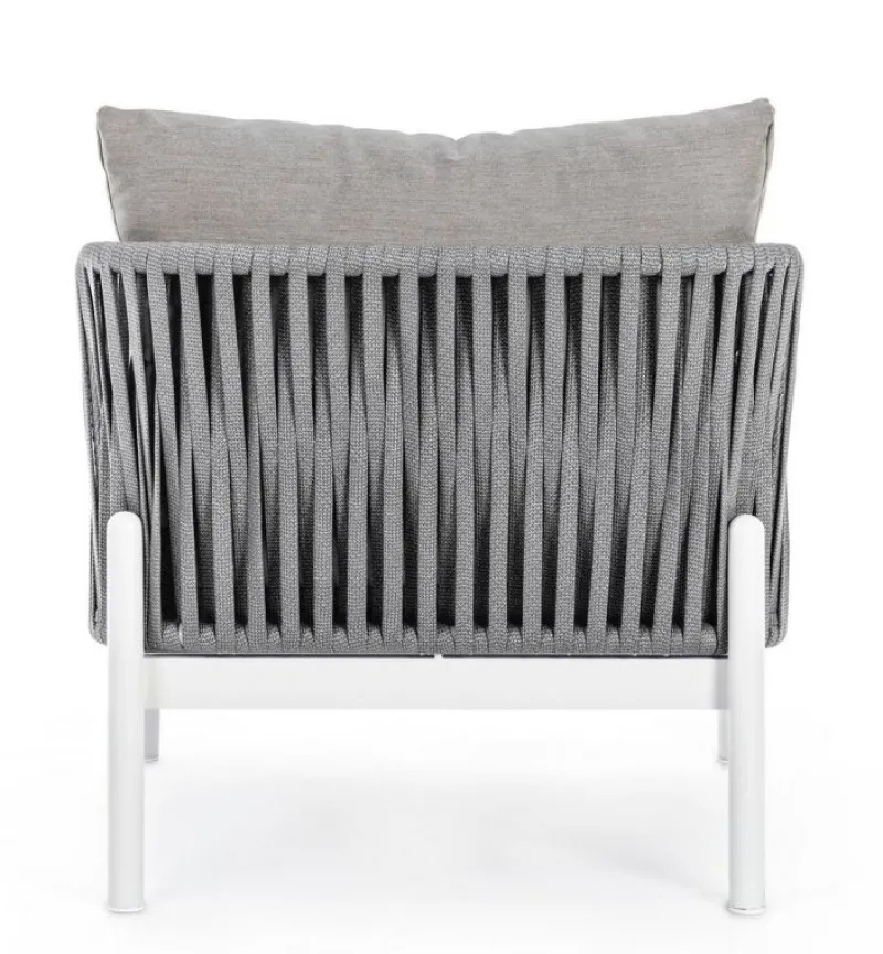 Best Bizzotto POLTRONA IN CORDA PER ESTERNO BIANCO WG20 - FLORENCIA