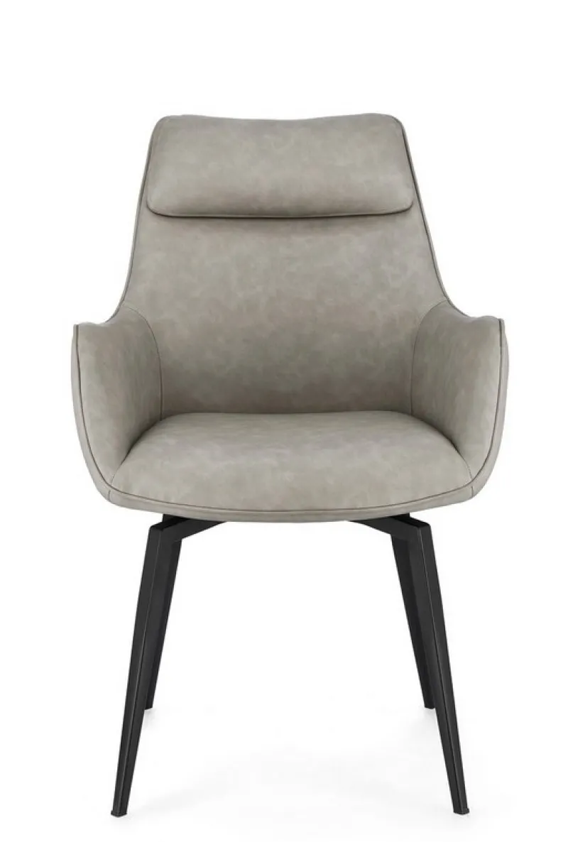 Bizzotto POLTRONA IN ECOPELLE TORTORA - LAWRENCE