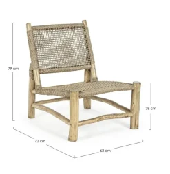 Outlet Bizzotto POLTRONA IN FIBRA SINTETICA - LAMPOK