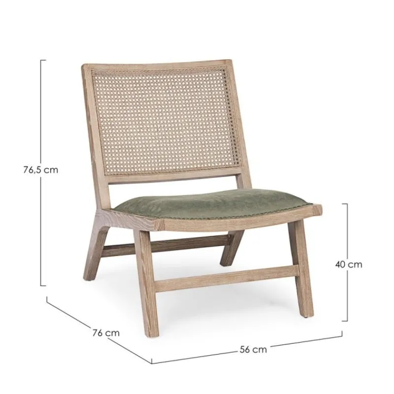 Clearance Bizzotto POLTRONA IN LEGNO - CORTILIA