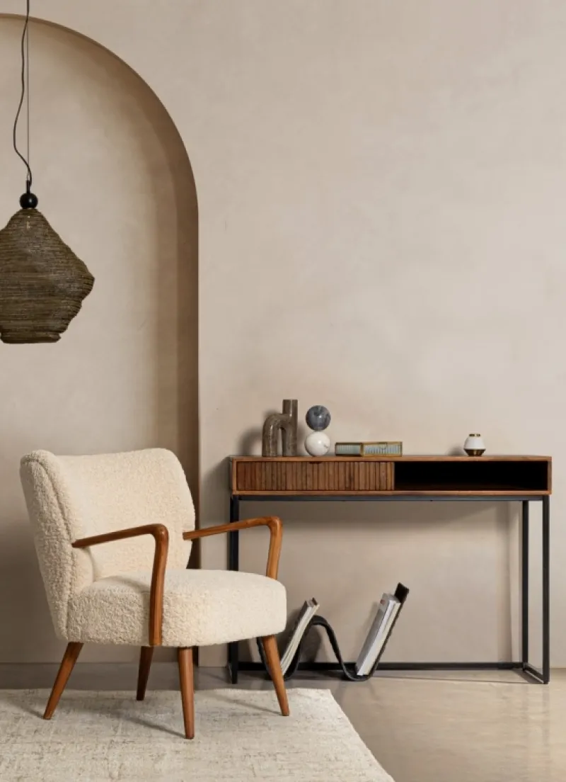 Best Bizzotto POLTRONA IN LEGNO BIANCA - MORITZ