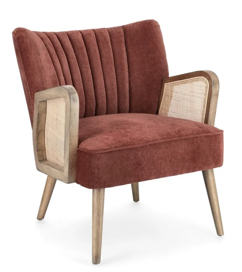 Hot Bizzotto POLTRONA IN LEGNO MATTONE - VIRNA