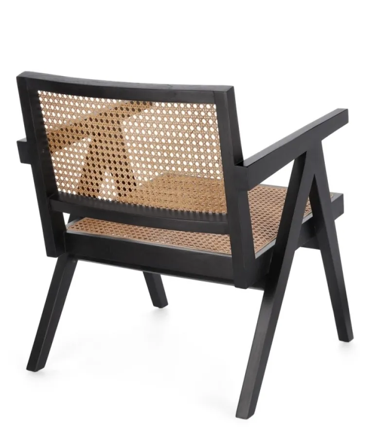 Best Bizzotto POLTRONA IN LEGNO NERO - GALIA