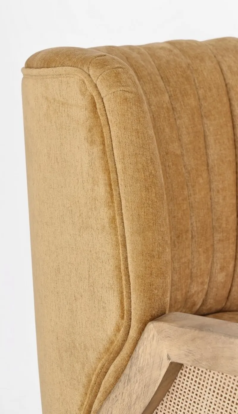 Bizzotto POLTRONA IN LEGNO SENAPE - VIRNA