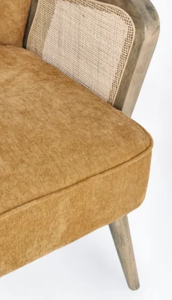 Bizzotto POLTRONA IN LEGNO SENAPE - VIRNA