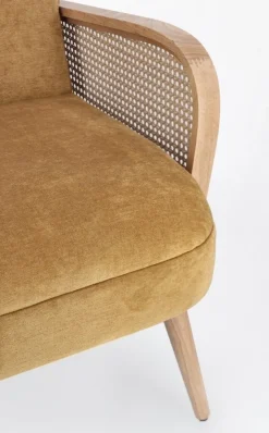 Online Bizzotto POLTRONA IN LEGNO SENAPE - DALIDA