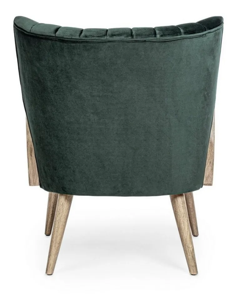 Bizzotto POLTRONA IN LEGNO VERDE - VIRNA
