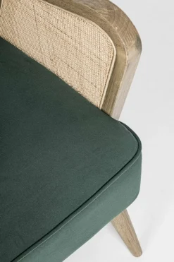 Bizzotto POLTRONA IN LEGNO VERDE - VIRNA