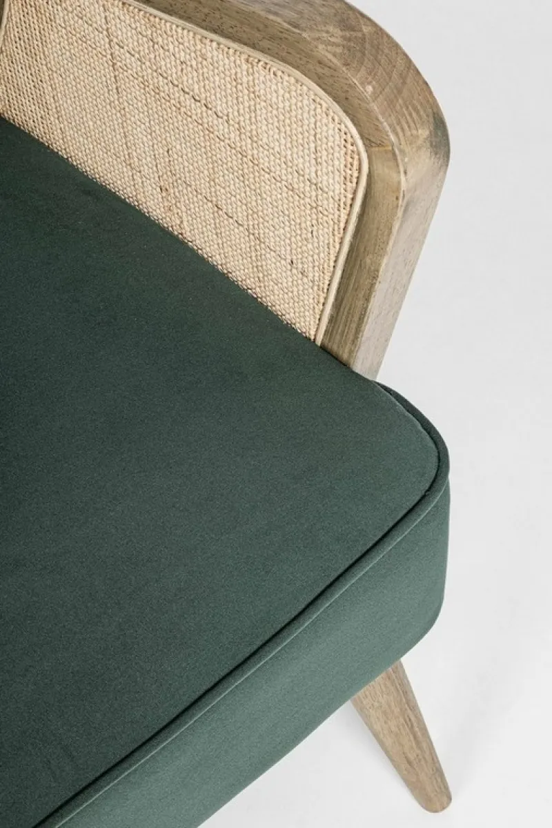 Bizzotto POLTRONA IN LEGNO VERDE - VIRNA