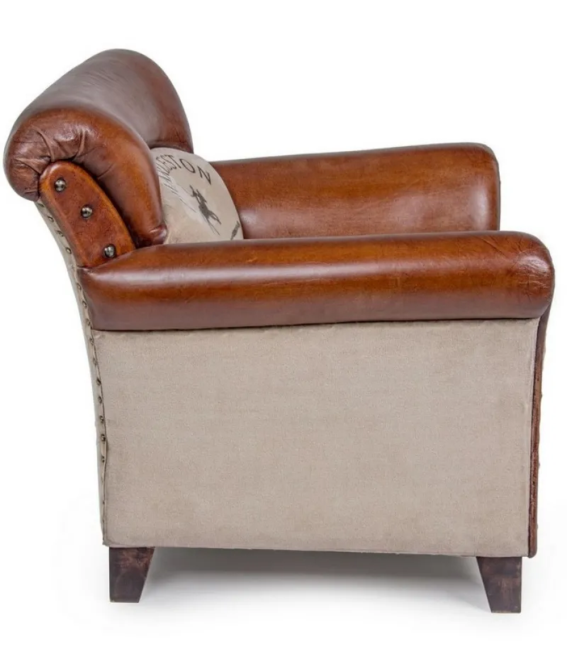 Best Bizzotto POLTRONA IN PELLE - CHARLESTON