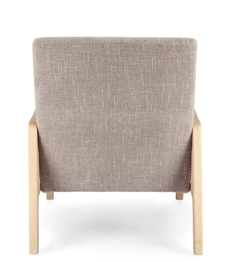 Outlet Bizzotto POLTRONA IN TESSUTO BIANCO GRIGIO - DEANNA