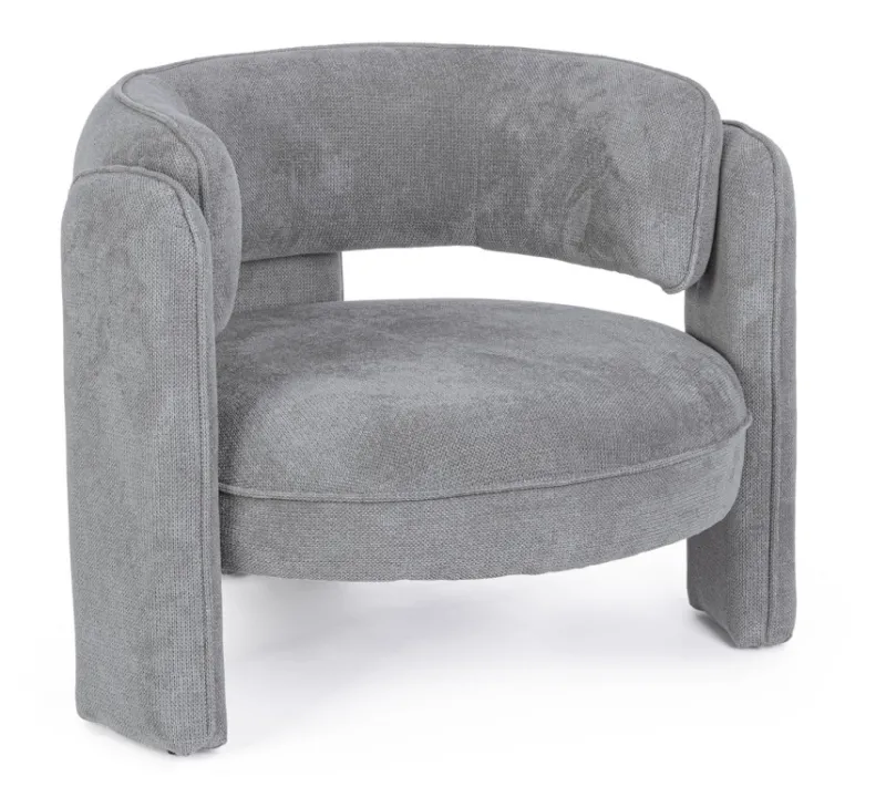 Hot Bizzotto POLTRONA IN TESSUTO GRIGIO - AISHA