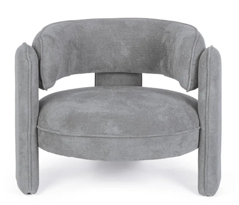 Hot Bizzotto POLTRONA IN TESSUTO GRIGIO - AISHA
