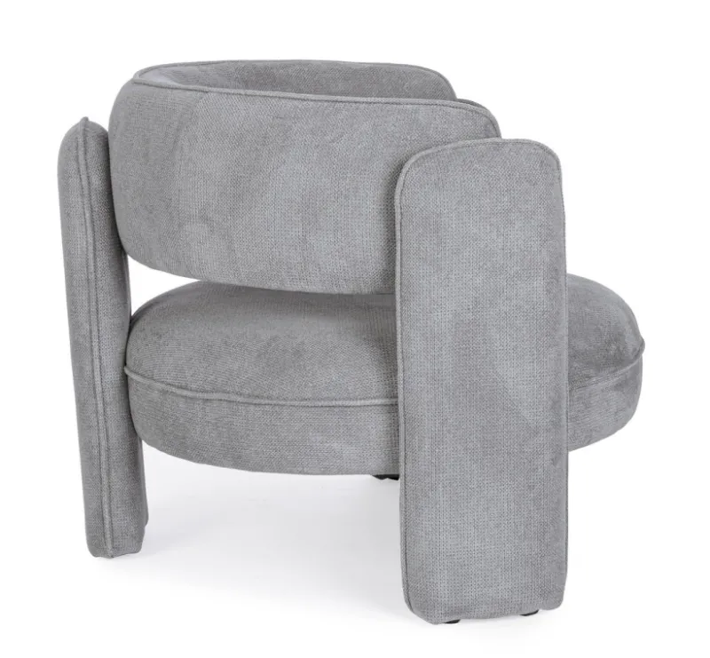 Hot Bizzotto POLTRONA IN TESSUTO GRIGIO - AISHA