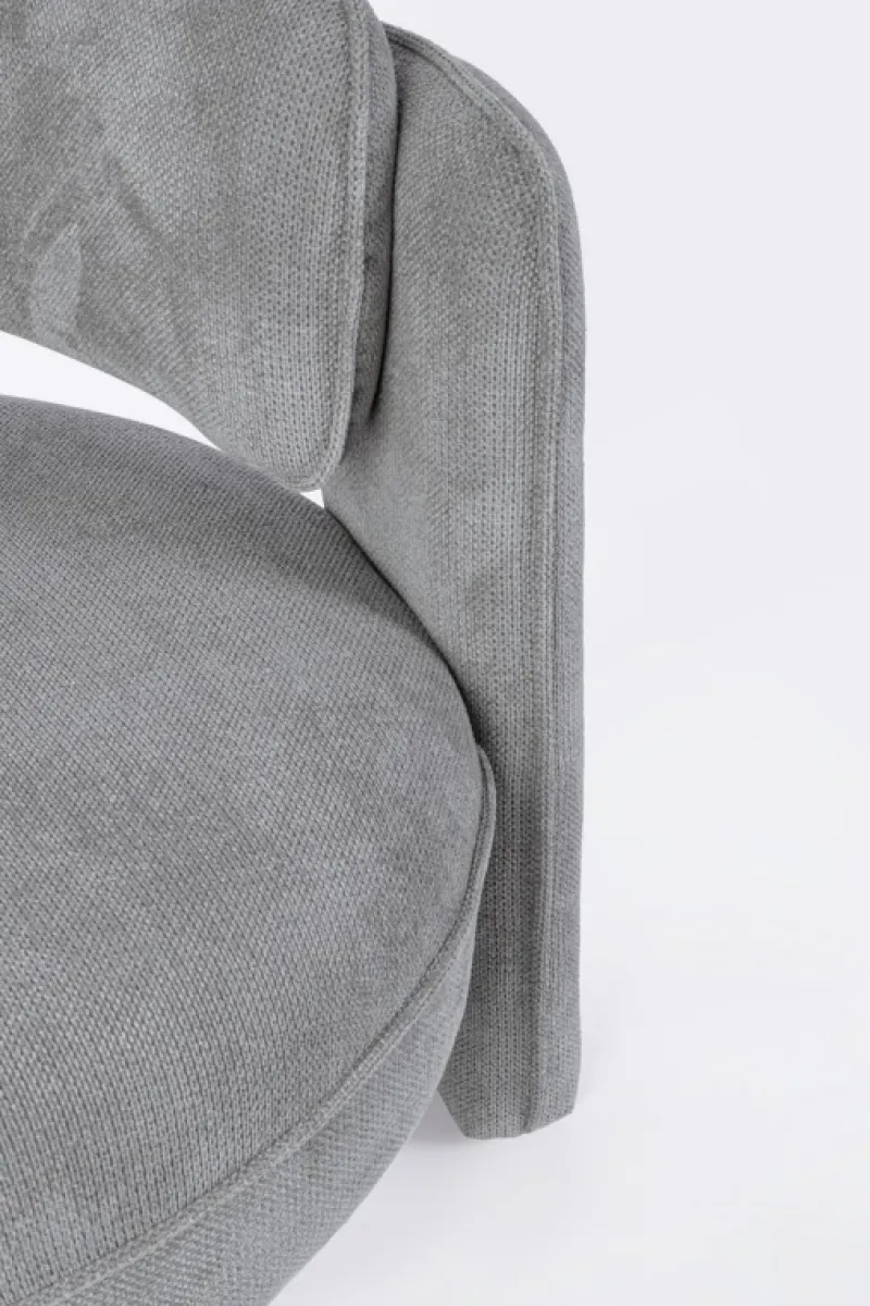 Hot Bizzotto POLTRONA IN TESSUTO GRIGIO - AISHA