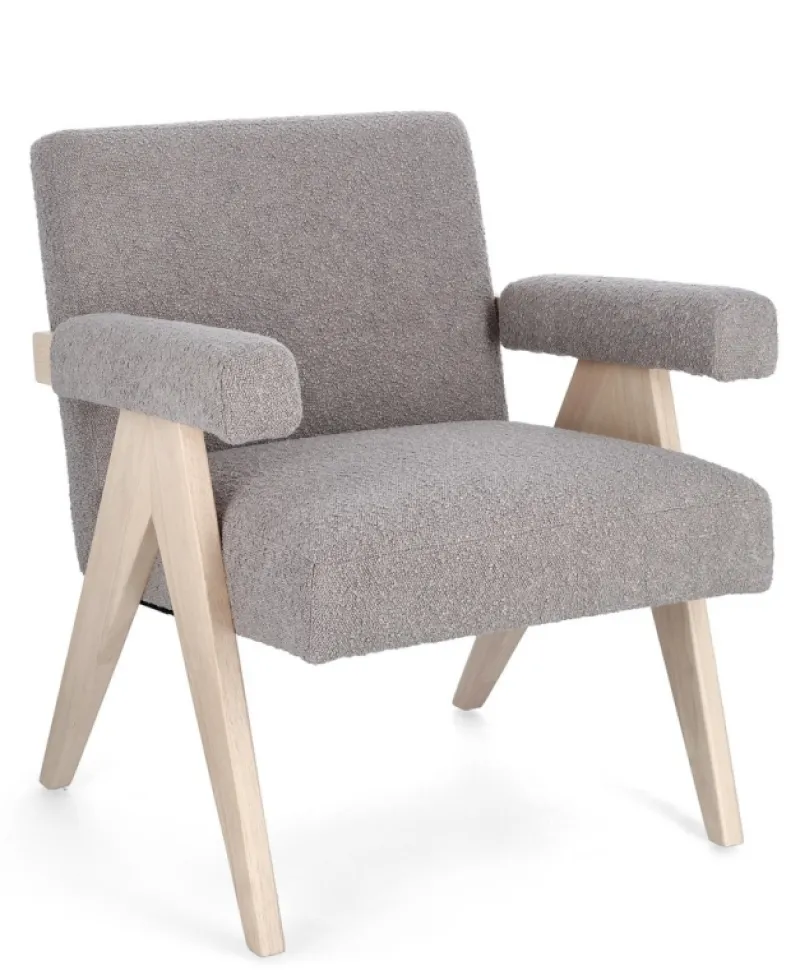 Outlet Bizzotto POLTRONA IN TESSUTO TORTORA - FAIZA