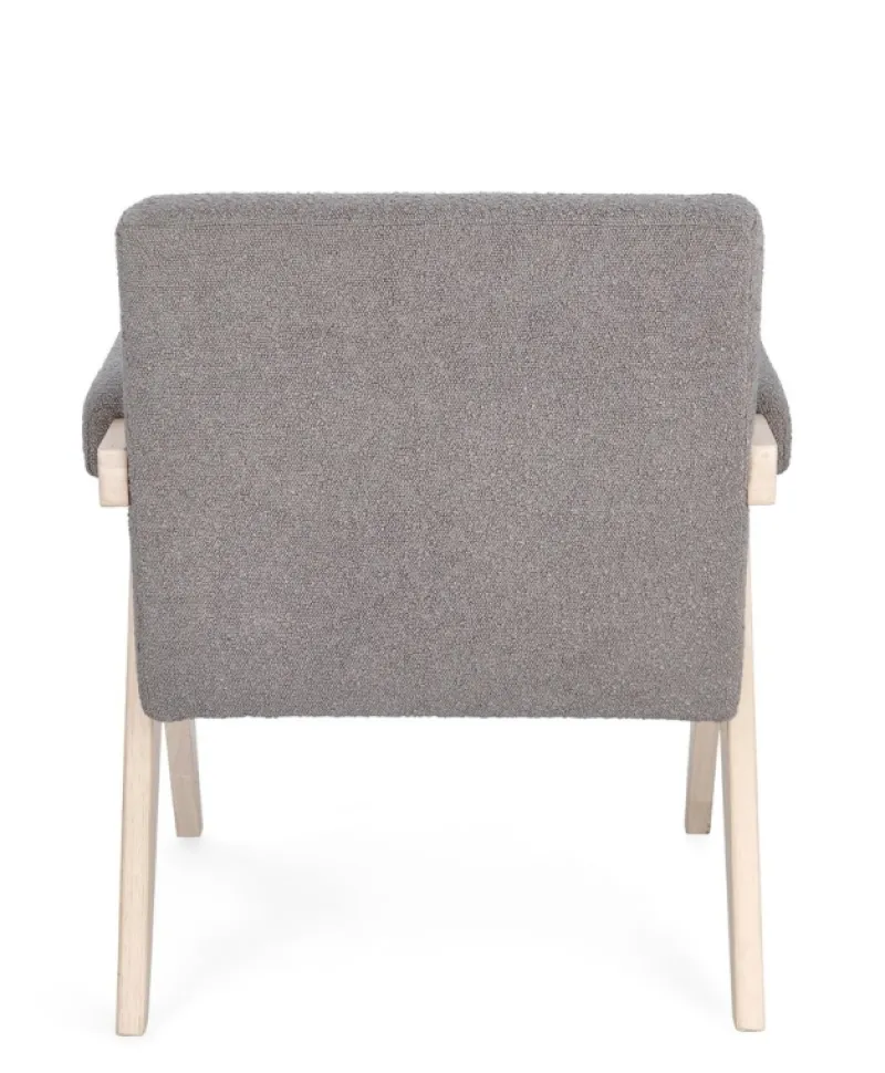 Outlet Bizzotto POLTRONA IN TESSUTO TORTORA - FAIZA