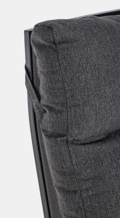 Online Bizzotto POLTRONA RECLINABILE IN ALLUMINIO ANTRACITE JX55 - KLEDI