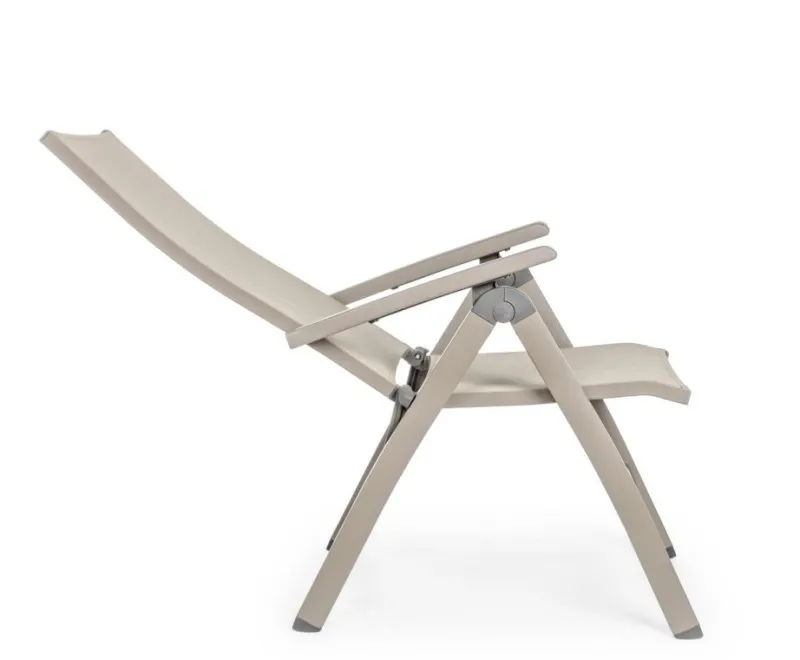 Bizzotto POLTRONA RECLINABILE IN ALLUMINIO PIEGHEVOLE - VICTOR